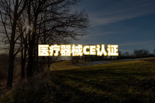 医疗器械CE认证